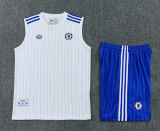 2025-26 Mens Chelsea white vest Short Training Suit