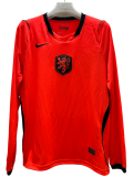 2026-27 Mens Netherlands home long sleeve  soccer jersey