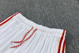 2025-26 Roma White vest Training Short Suit