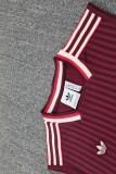 2025-26 Mens Bayern Munich maroon vest Training Short Suit