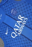 2025-26 Mens PSG blue vest short training suit