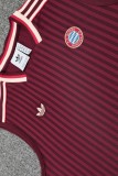 2025-26 Mens Bayern Munich maroon vest Training Short Suit
