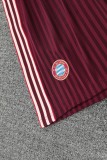 2025-26 Mens Bayern Munich maroon vest Training Short Suit