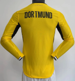 2026-27 Mens Borussia Dortmund home  Long Sleeve Player Version soccer Jersey