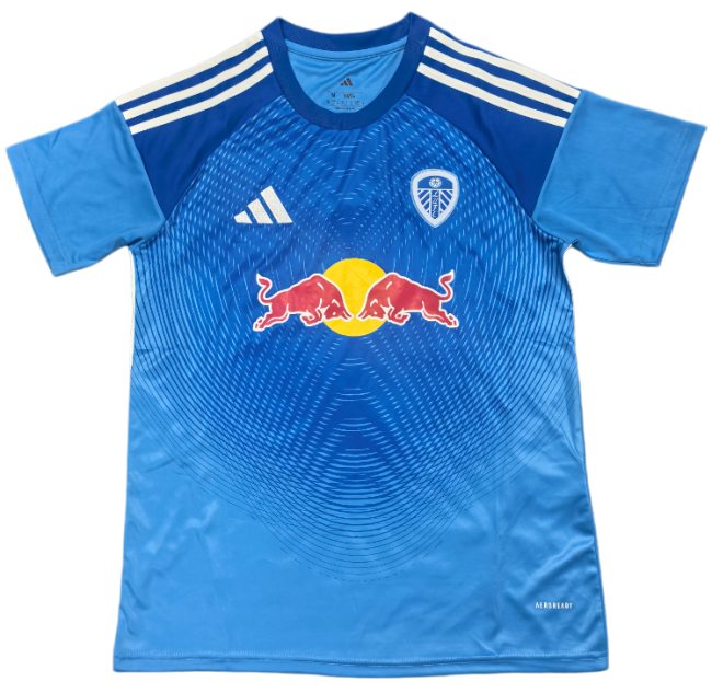 2025-26 Mens Leeds United home blue soccer Jersey