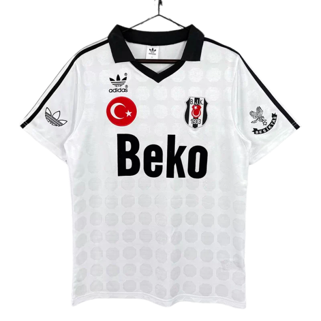 1990-1991 Besiktas Away Retro Soccer Jersey