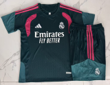 2026-27 Mens Real Madrid Dark Green‌ Training Short Suit J26034#
