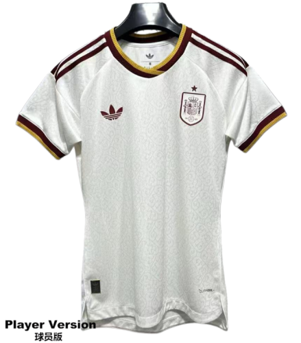 2026-27 Women Spain  Away Player Version soccer  Jersey