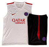 2026-27 PSG white  vest Training Short Suit D26039#