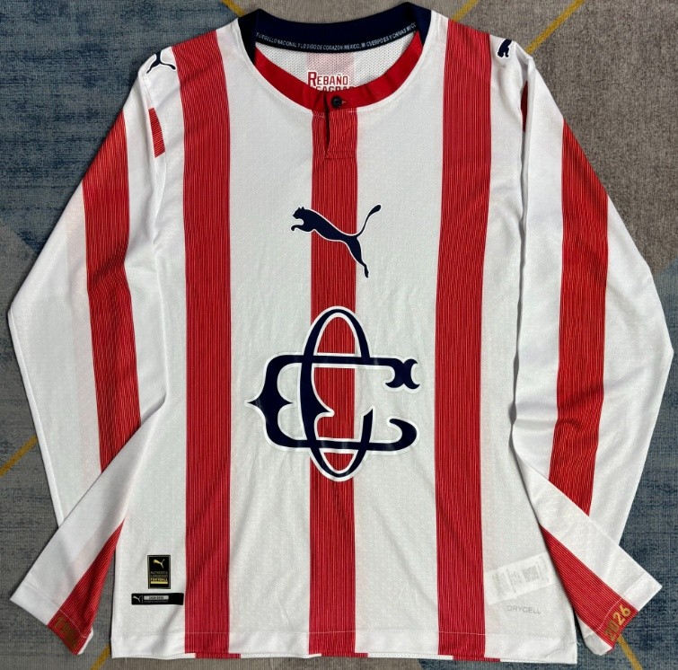 2026 Chivas Guadalajara 120th Anniversary  Long Sleeve Soccer Jersey