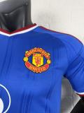 2026-27 Manchester United  away Blue Player Version Soccer Jersey