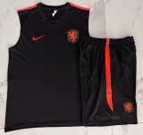 2026-27 Mens Netherlands black vest Soccer Jersey D26038#