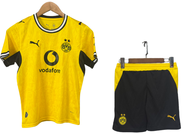 2026-27 KIDS Borussia Dortmund home yellow soccer Jersey