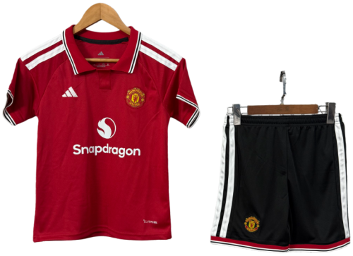 2026-27 KIDS Manchester United home Red  soccer Jersey