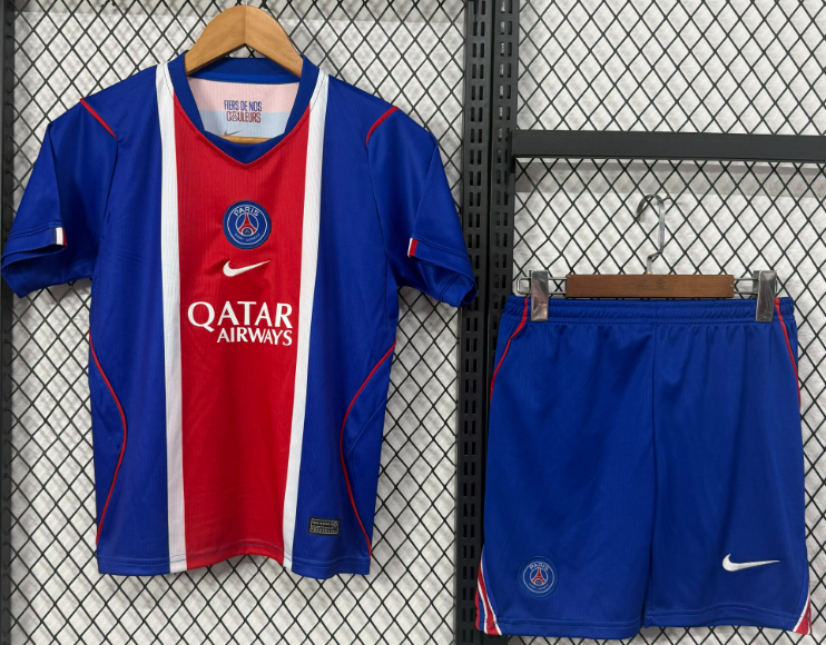 2026-27 Kids PSG home blue soccer jersey