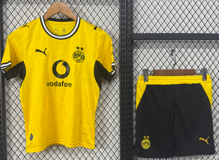 2026-27 KIDS Borussia Dortmund home yellow soccer Jersey