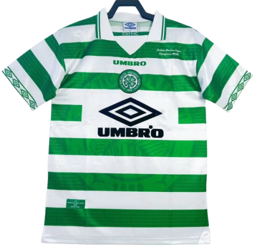 1997-99 Celtic home green  Retro Soccer Jersey