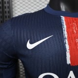 2024-25 Mens PSG  Home Player  version Soccer Jersey （Have two Stars⭐⭐)