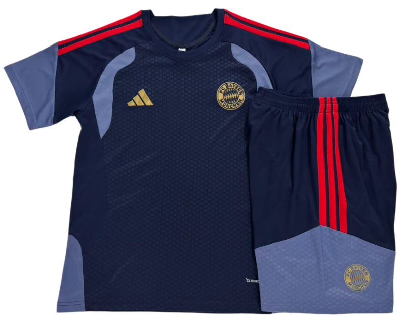 2026-27 Mens Bayern Munich royal blue Training Short Suit J26036#