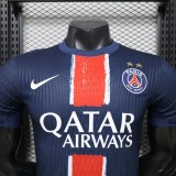 2024-25 Mens PSG  Home Player  version Soccer Jersey （Have two Stars⭐⭐)