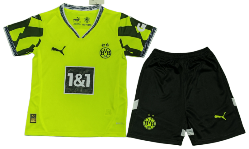 2025-26 KIDS Borussia Dortmund green special edition soccer Jersey