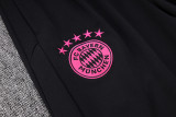 2023-24 Mens Bayern Munich black Half Pull Tracksuit