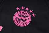 2023-24 Mens Bayern Munich black Half Pull Tracksuit