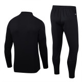 2023-24 Mens Bayern Munich black Half Pull Tracksuit