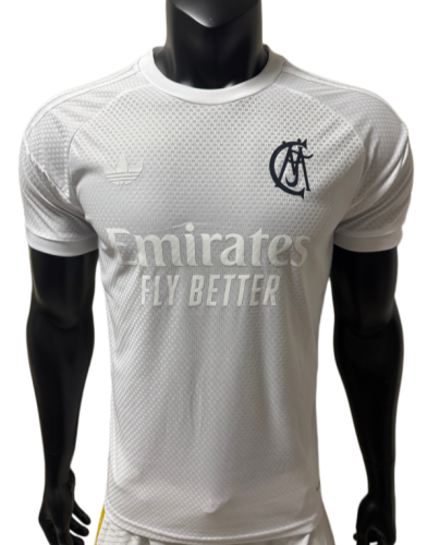 2026-27 Mens Real Madrid  White 125th Anniversary Player soccer jersey