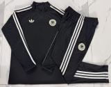 2026-27 Germany Black Half Pull Tracksuit B26056#