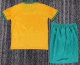 1993-95 Kids  Bayern Munich retro away yellow soccer  jersey