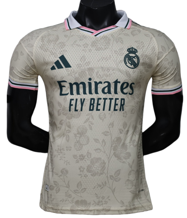 2026-27 Mens Real Madrid beige Player special edition soccer jersey
