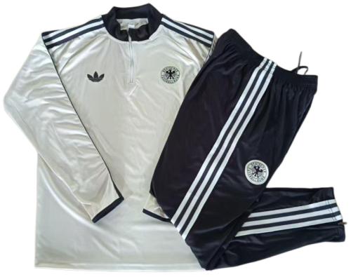 2026-27 Germany beige Kids Half Pull Tracksuit E26085#