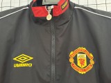 1996-97 Mens Manchester United Retro red and black  windbreaker