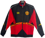 1996-97 Mens Manchester United Retro red and black  windbreaker