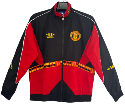 1996-97 Mens Manchester United Retro red and black  windbreaker