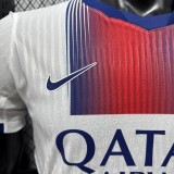 2026-27 Mens PSG away white Player version Soccer Jersey