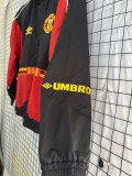1996-97 Mens Manchester United Retro red and black  windbreaker
