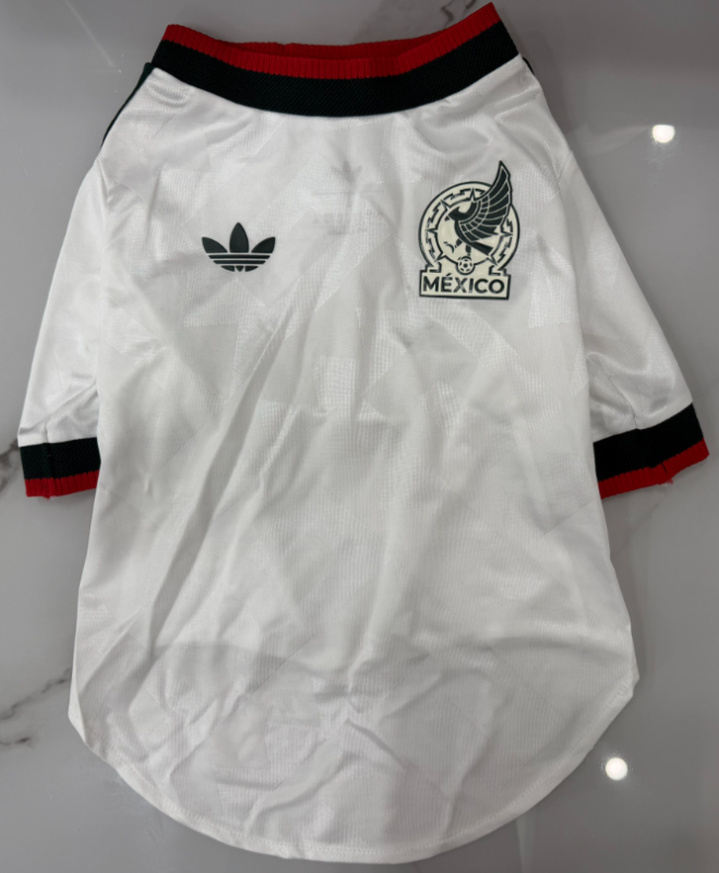 2026-27 Mexico away white pet  soccer Jersey