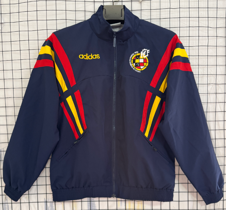 1996 Spain cyan  Retro Windbreaker