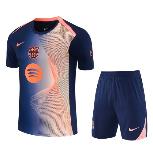 2026-27 Mens Barcelona  royal blue Training Short Suit