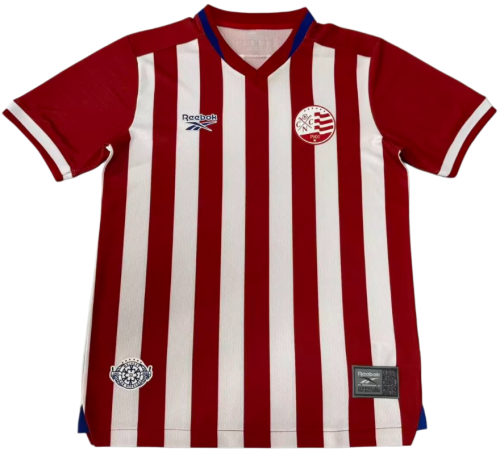 2025-26 Mens Clube Nautico home  red soccer jersey