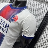 2026-27 Mens PSG away white Player version Soccer Jersey
