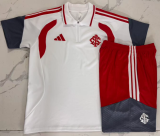 2026-27 Mens Brazil International white Short training suit C2620#