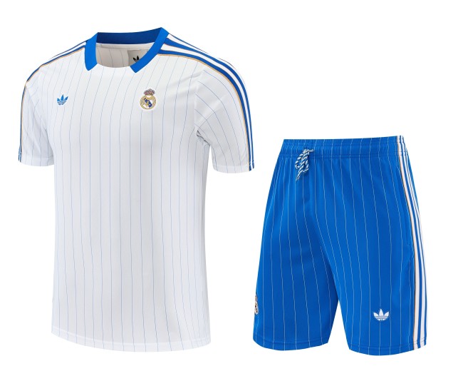 2026-27 Mens Real Madrid White Training Short Suit