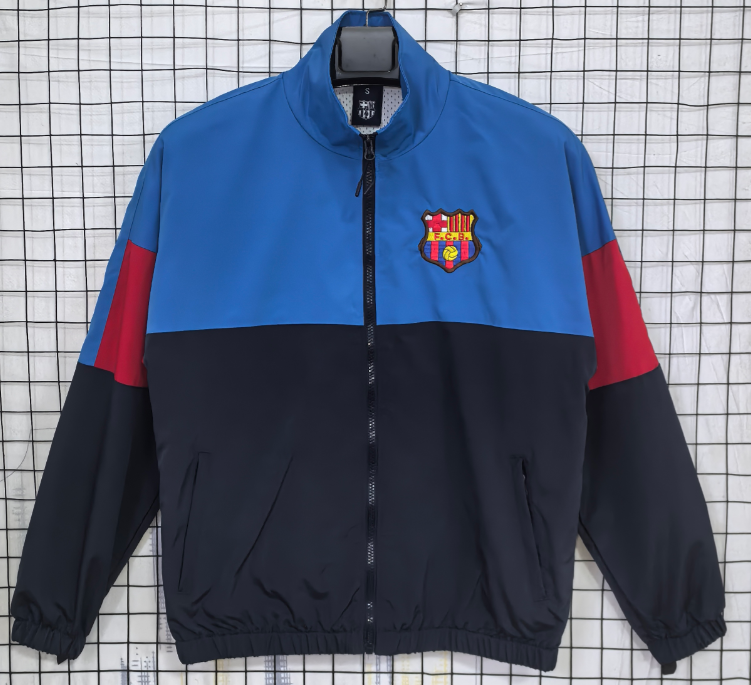 1899 Barcelona blue Retro Windbreaker