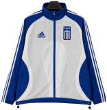 2005-06 Greece blue and white Casual Edition Windbreaker