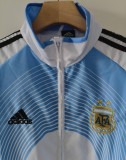 2006 Mens Argentina white blue Windbreaker