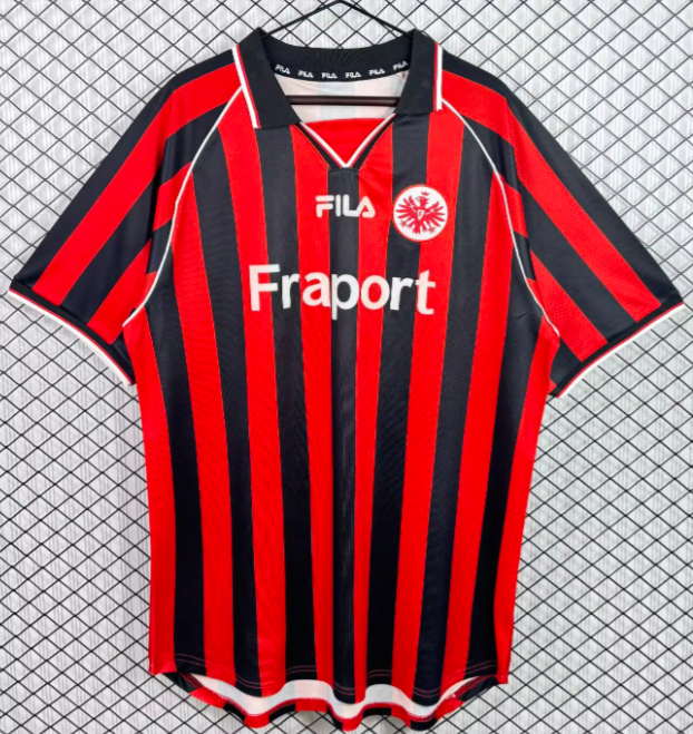 2003-04 Frankfurt Home Retro red Soccer Jersey
