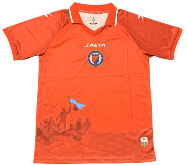 2026-27 Mens Haiti Third away orange Soccer Jersey